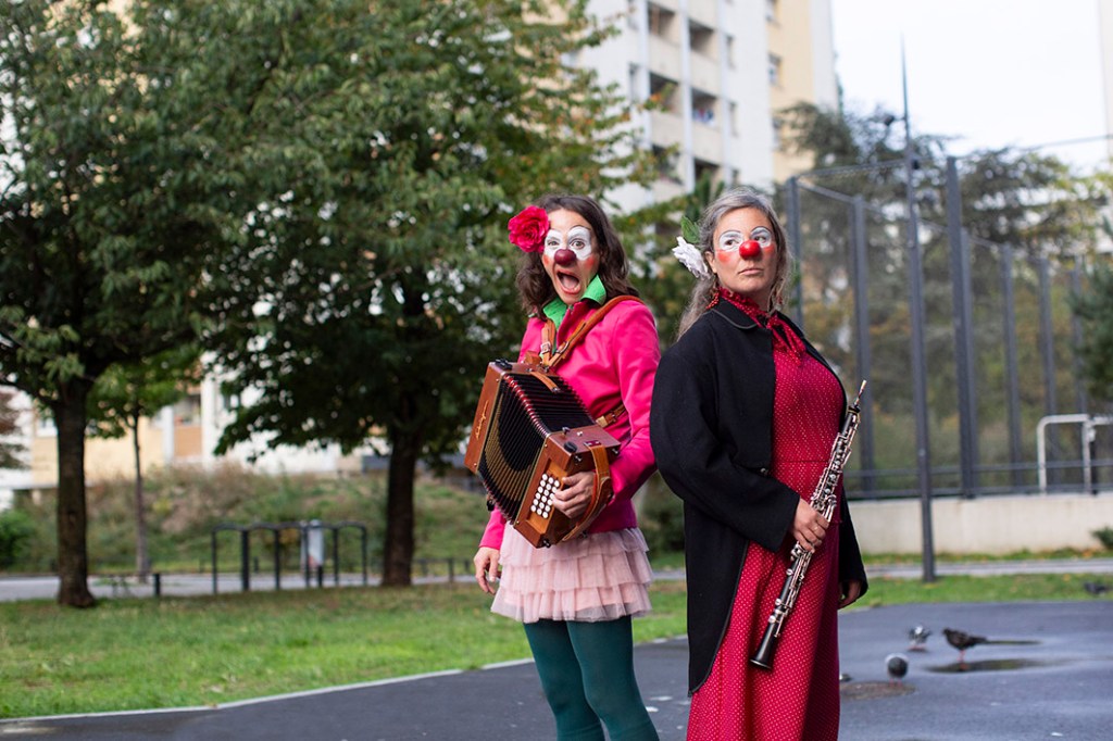clowns cité de la noue Montreuil