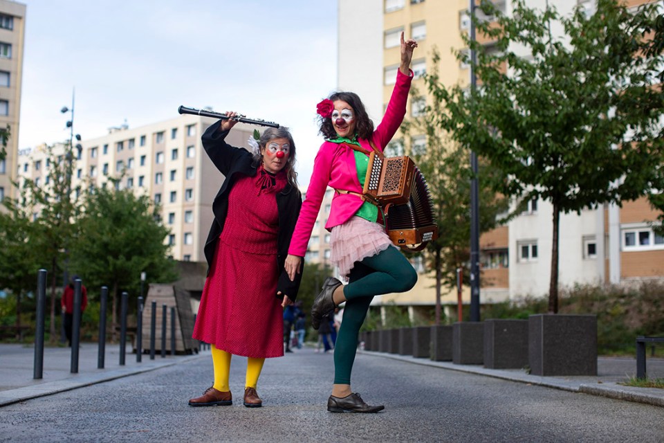 clowns dans la cité
