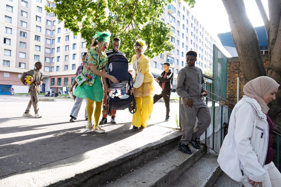 créer du lien par le clown