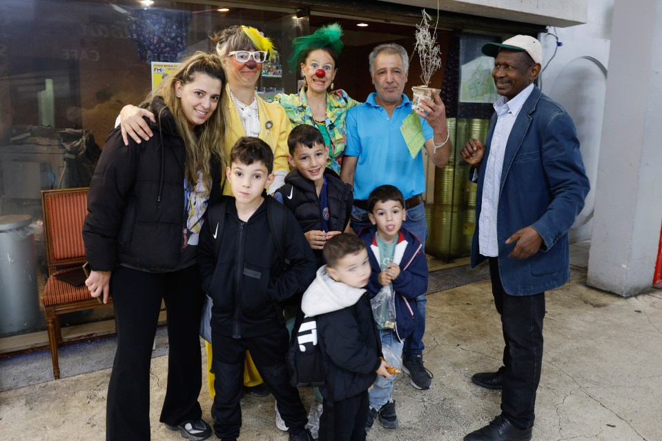 clowns du paquet frissonnant